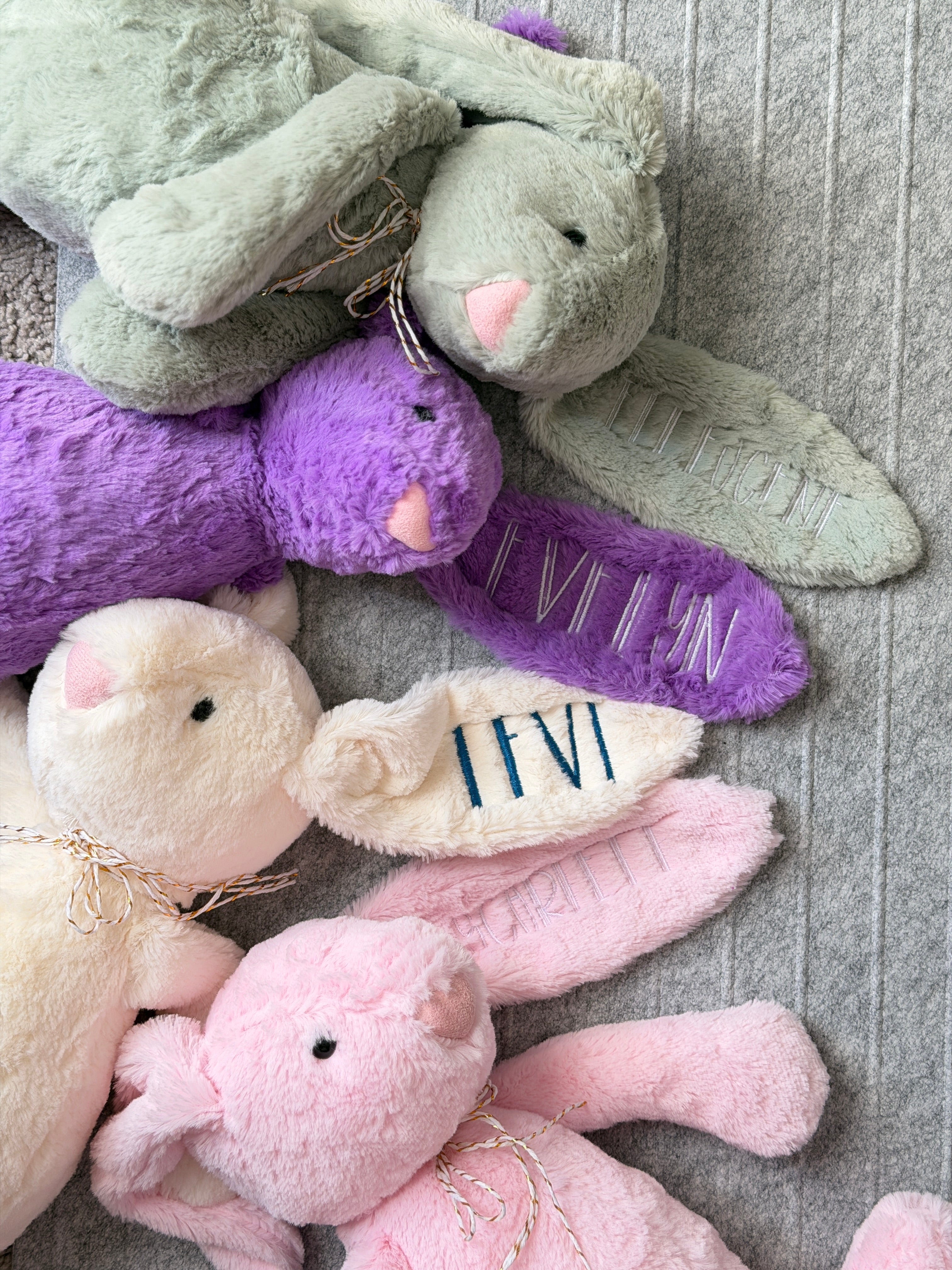 Custom embroidered Bunny