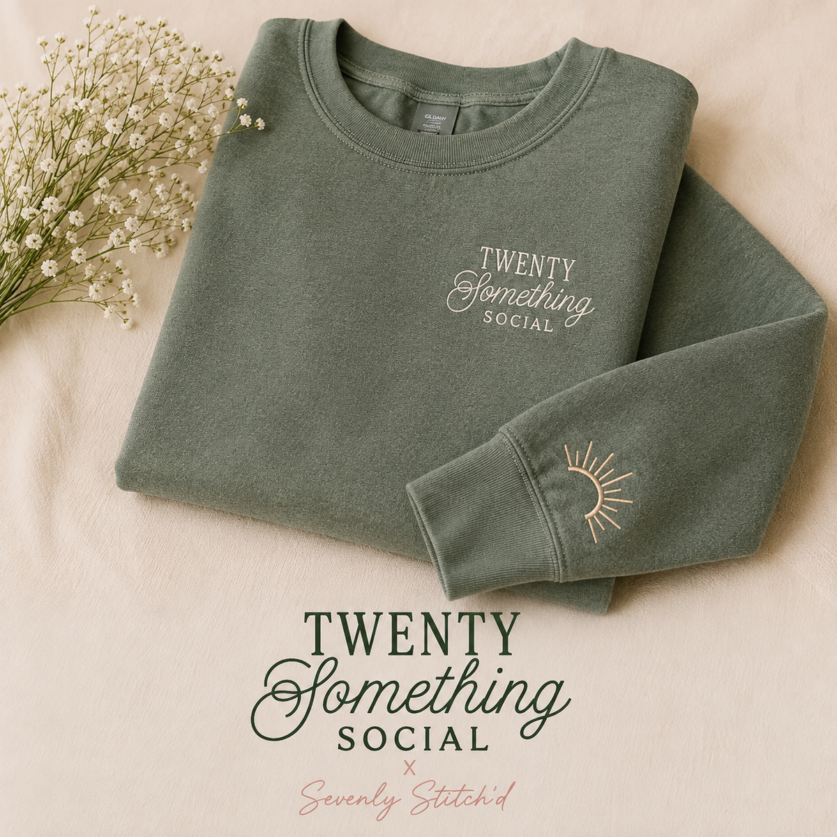 Twenty Something Social Signature Crewneck