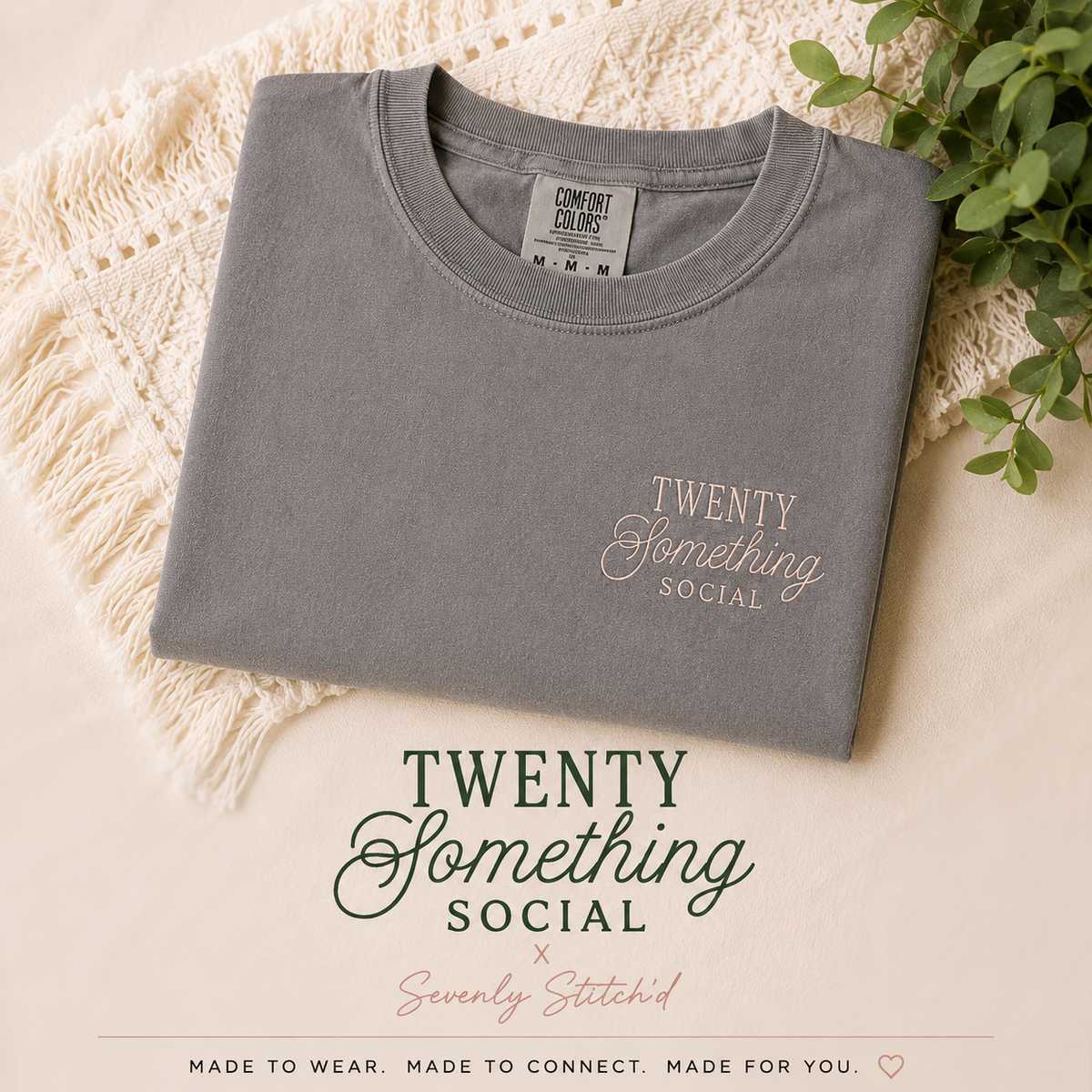 Twenty Something Social Signature Tee