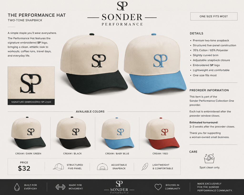 Sonder Performance Hat