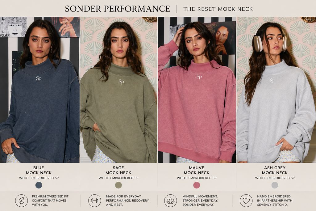 Sonder Performance Mock Neck