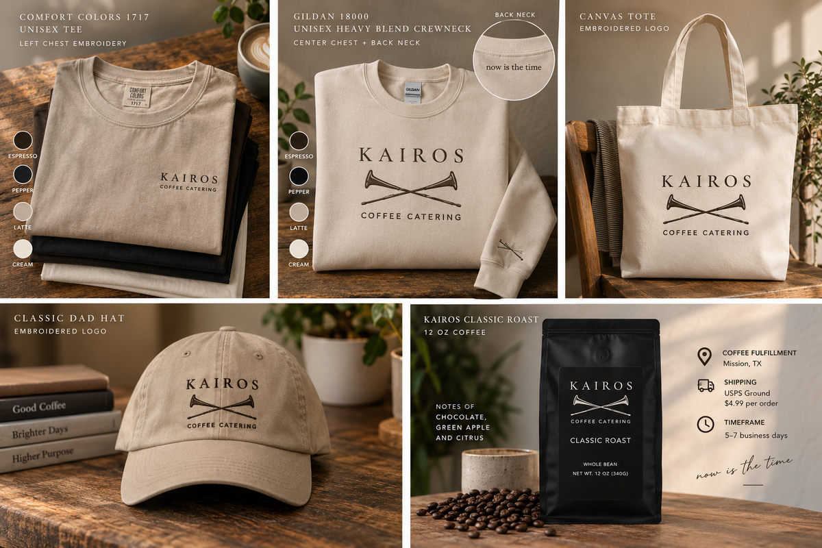 Kairos Coffee Catering Hat