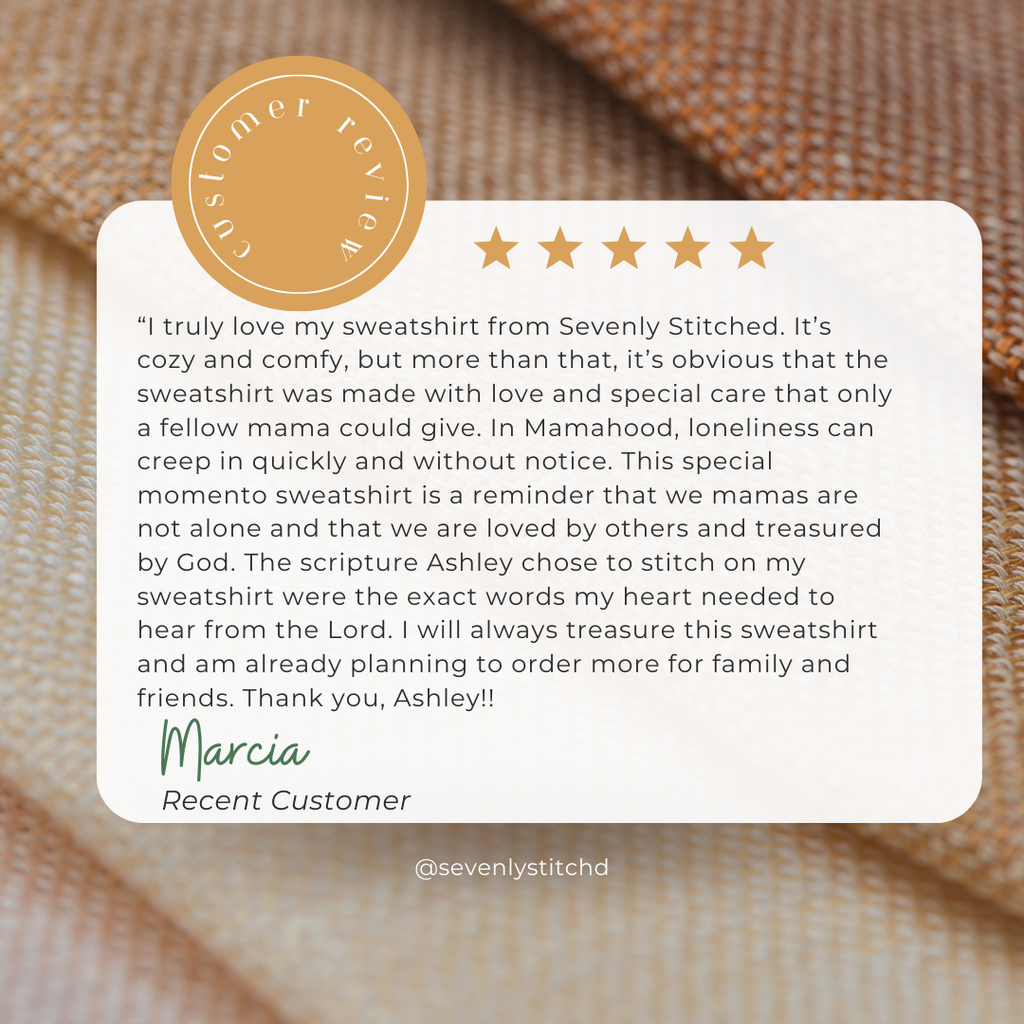 The Mama Sweatshirt — A Daily Reminder to Lean on Jesus