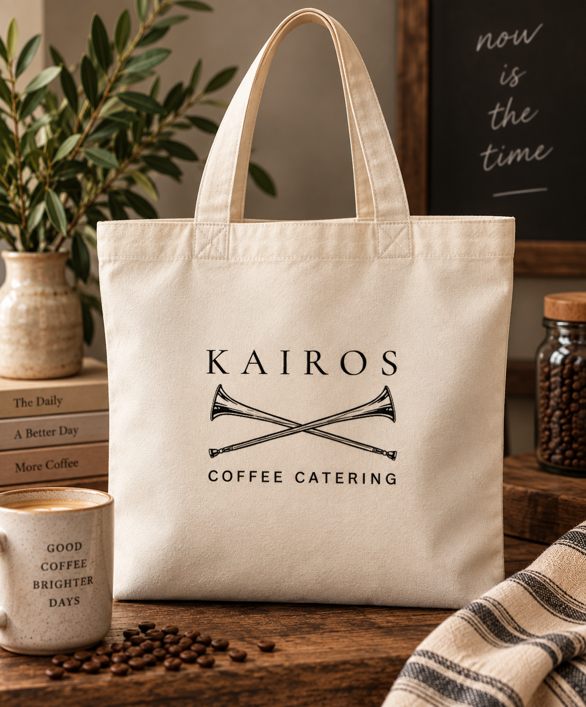 Kairos Coffee Catering Tote