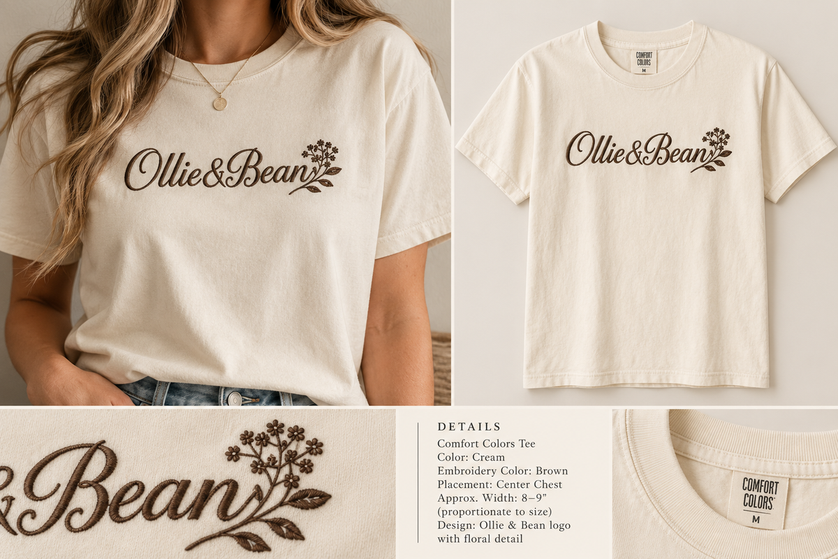 Ollie & Bean Co. — Custom Embroidered Merch